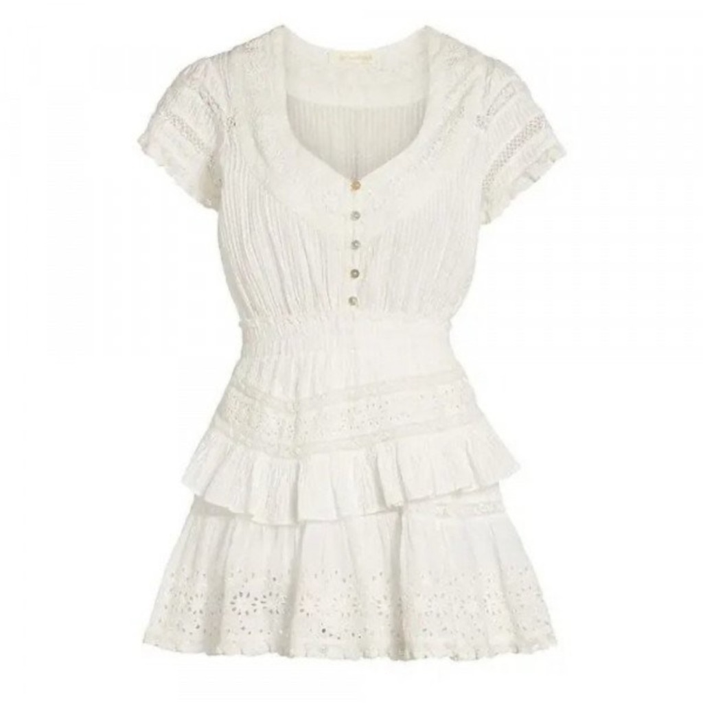 Loveshackfancy Jeromie Mini Dress L